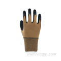 Hespax Industrial Safety Latex Coated Rubber Labour Gloves